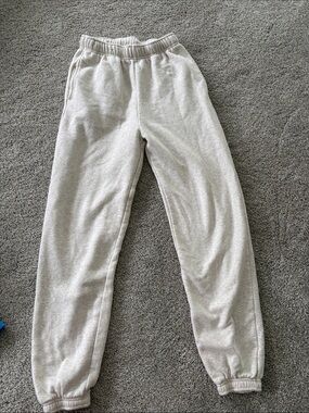 Kids Light Gray Sweatpants - Casual Joggers